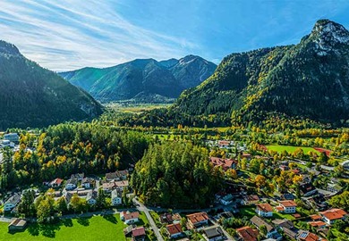 Oberammergau, Ammergau Alps, Germany