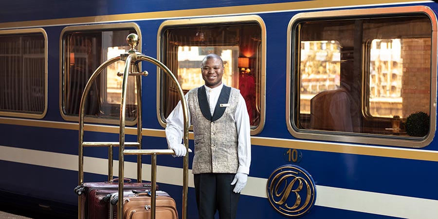 A butler for The Blue Train.
